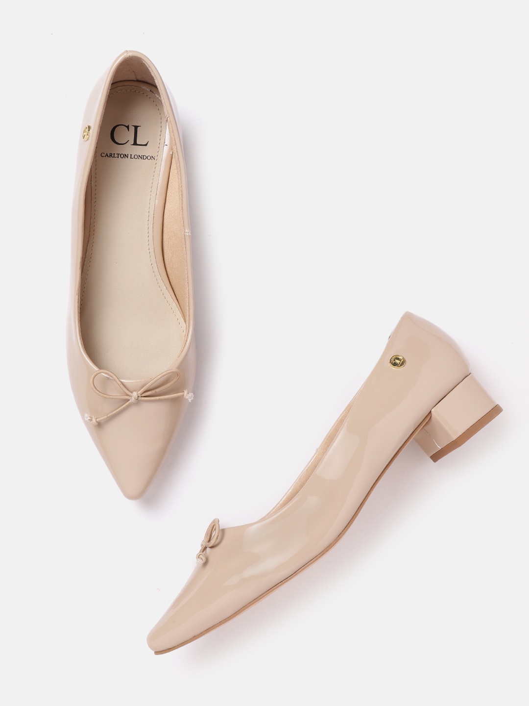 

Carlton London Women Nude-Coloured Bow Detail Pumps