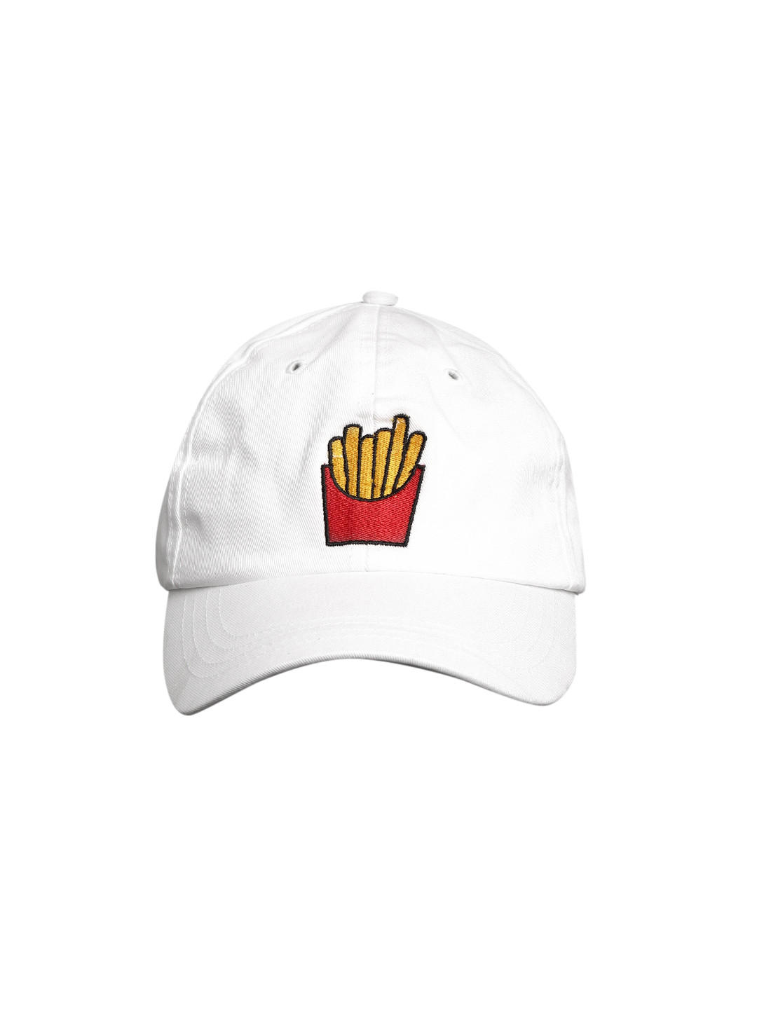 

Blueberry Men White & Red French Fries Embroidered Baseball Cap