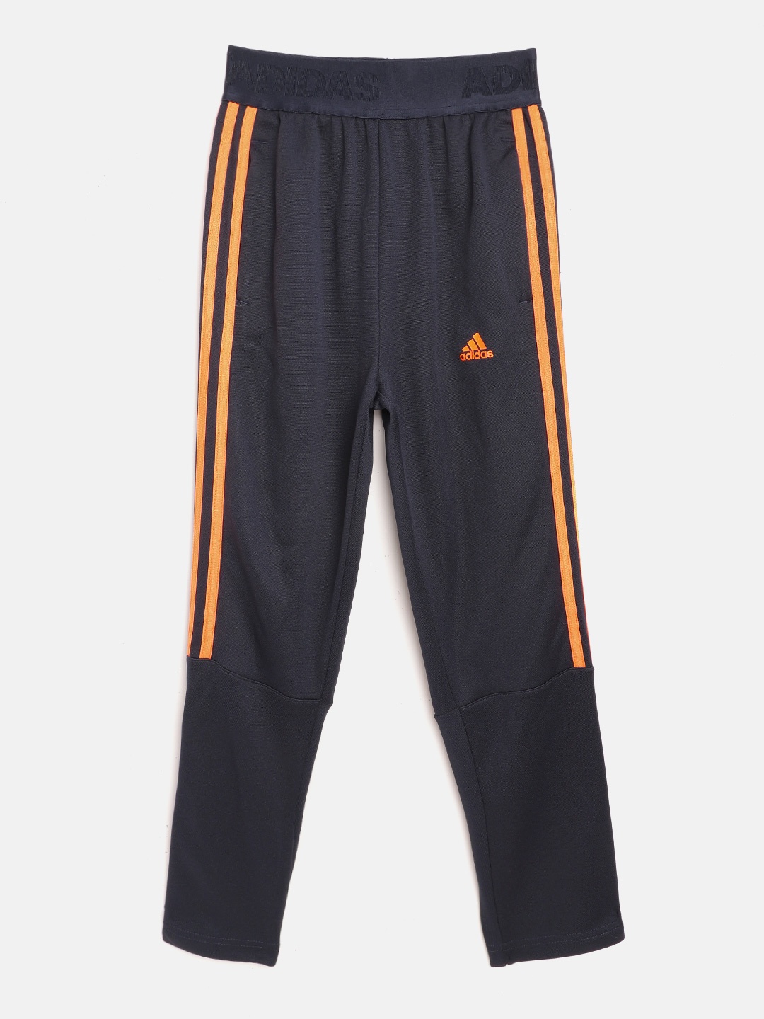 

ADIDAS Boys Navy Blue Tiro 3-Stripes Track Pants