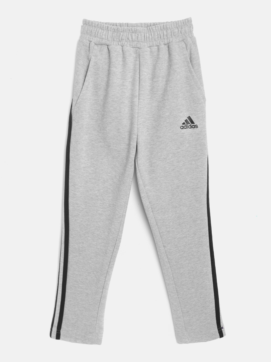 

ADIDAS Boys Grey Melange Must Have 3-Stripes Tiro Sustainable Track Pants