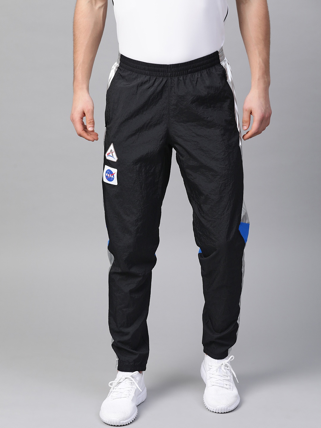 

Adidas Men Black Solid Own The Run Space Race Track Joggers