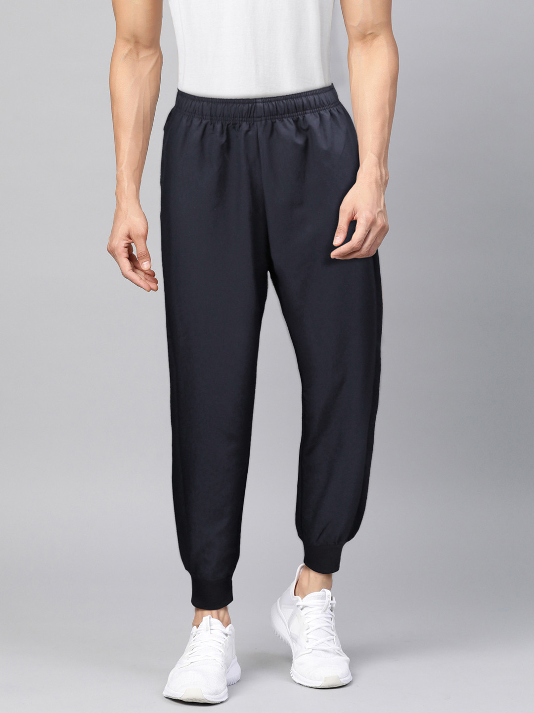 

ADIDAS Men Navy Blue Standard TC Solid Joggers