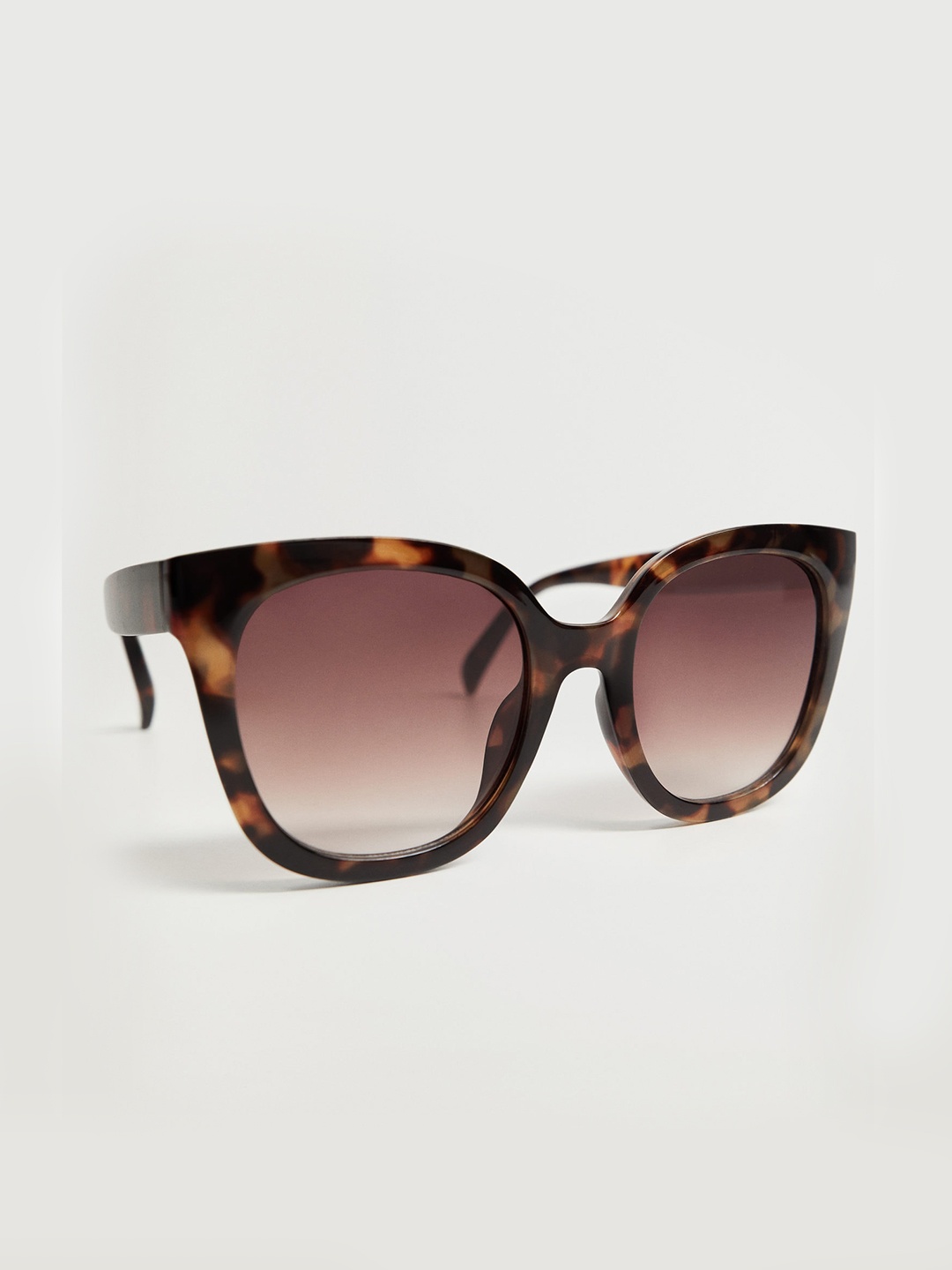 

MANGO Women Oversized Sunglasses with UV Protected Lens 87031011, Pink