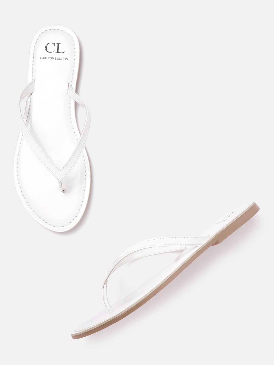 

Carlton London Women White Open Toe Flats