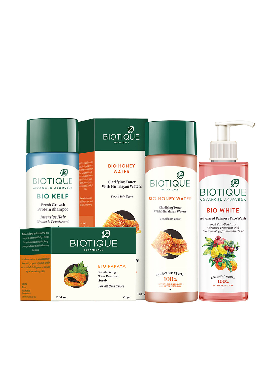 

Biotique Unisex Sustainable Skin & Hair Care Gift Set, Pink
