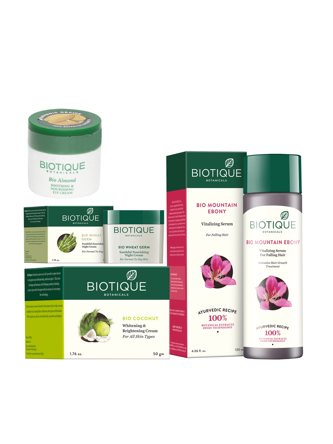 

Biotique Unisex Sustainable Skin & Hair Care Gift Set, White