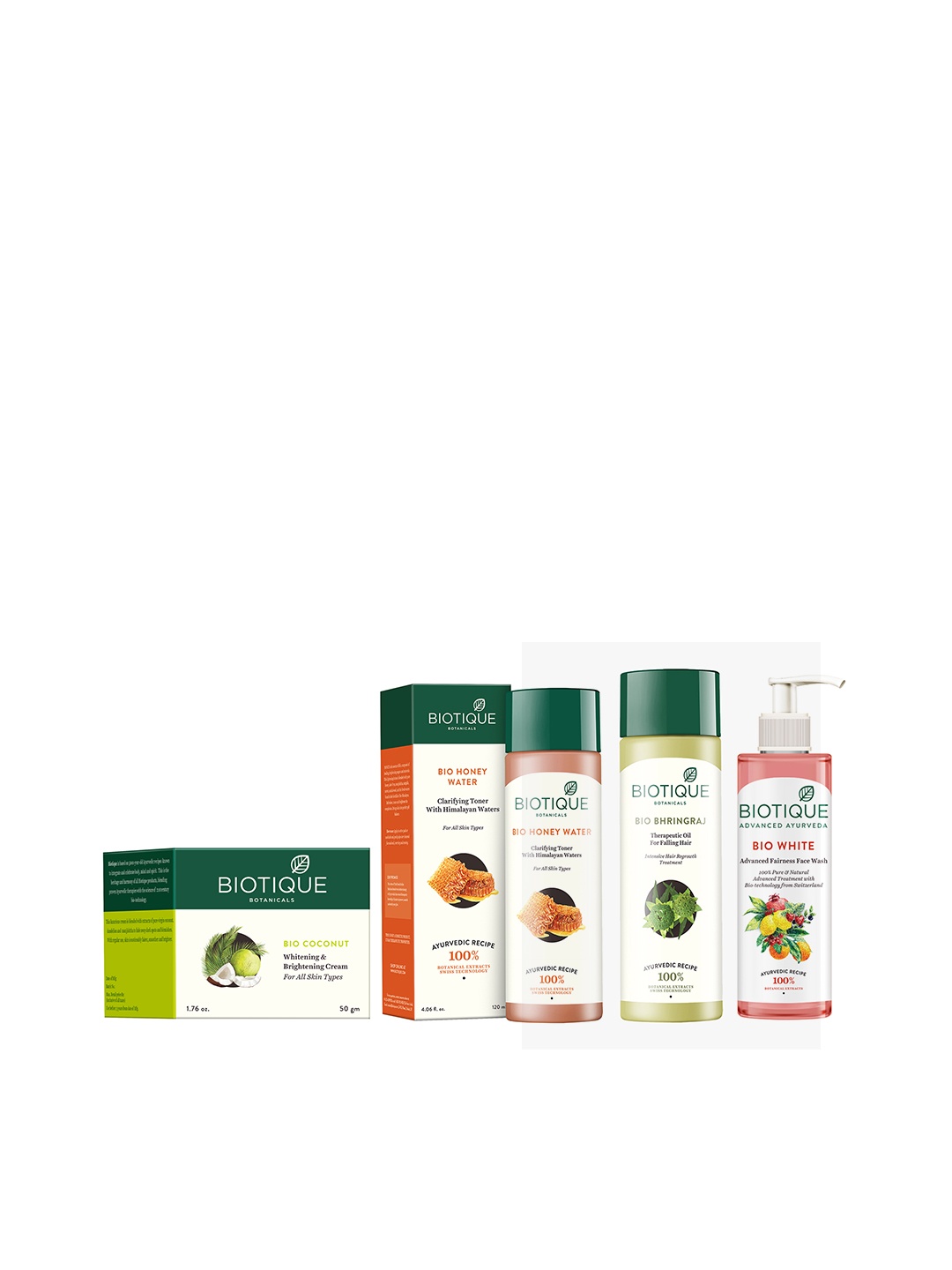 

Biotique Unisex Sustainable Skin & Hair Care Gift Set, White
