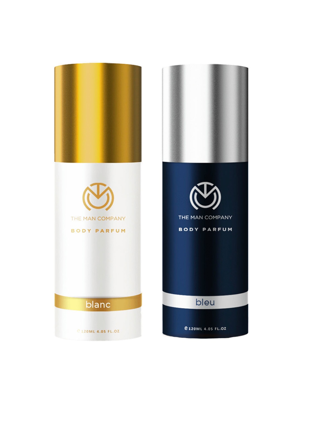 

THE MAN COMPANY Set of Blanc Body & Bleu Body Parfums, White