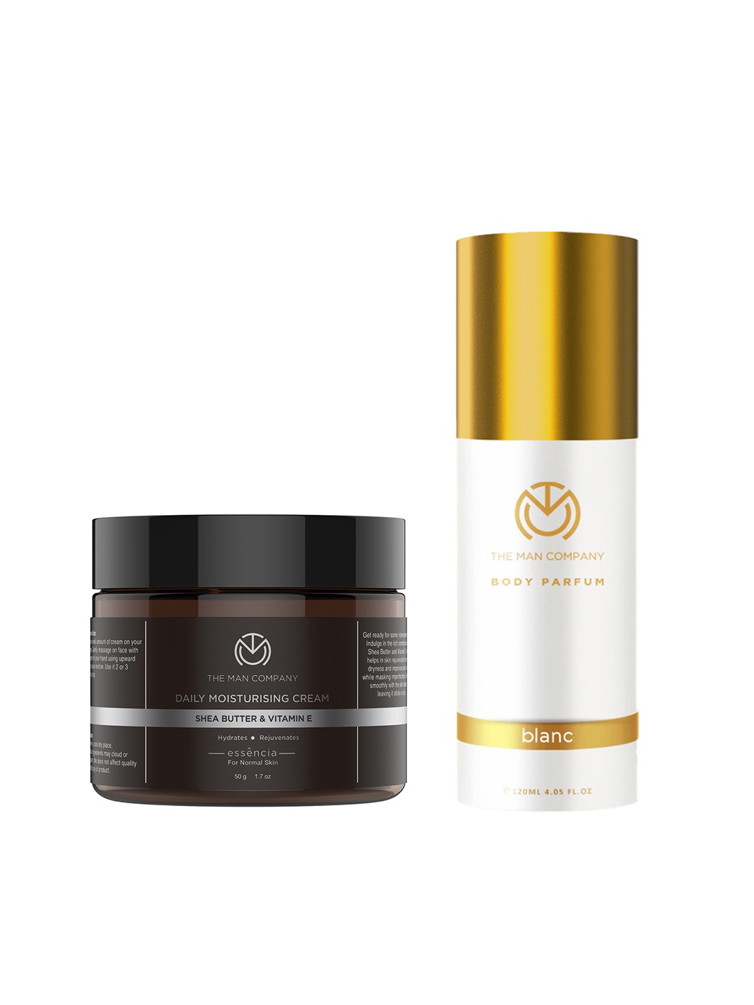 

THE MAN COMPANY Set of Face Moisturiser & Blanc Body Perfume, Brown