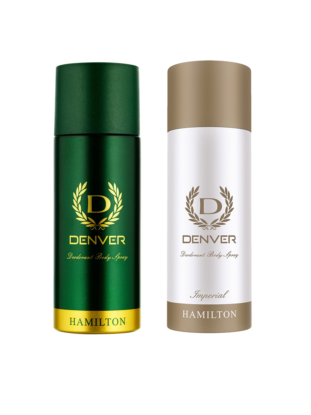 

Denver Men Set of 2 Deodorant Body Sprays, Green