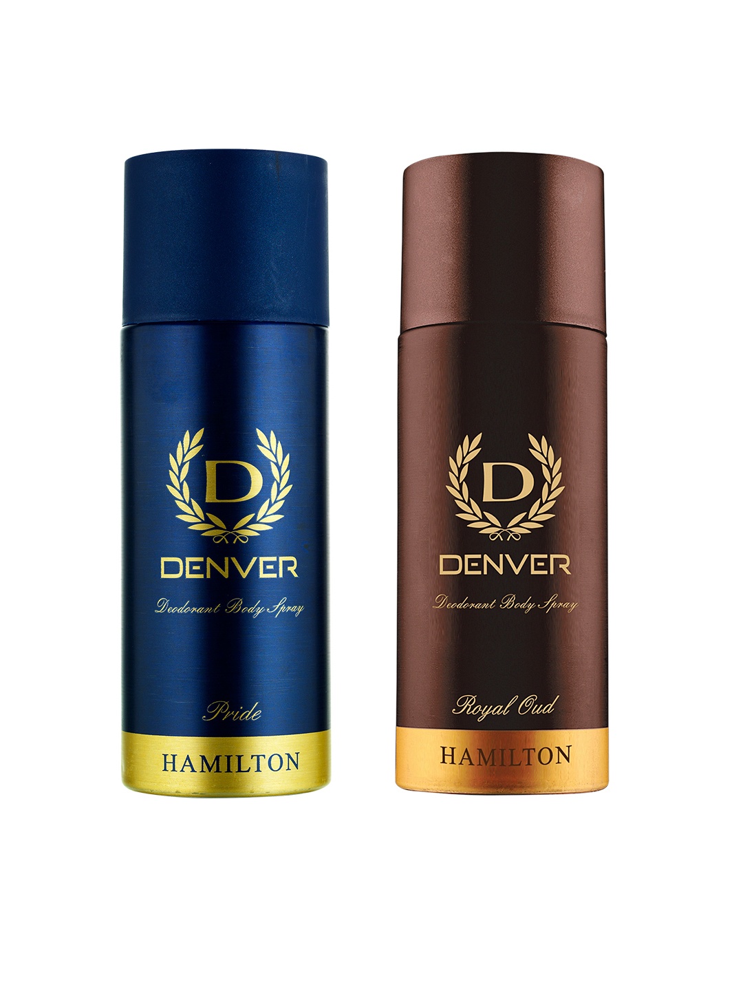 

Denver Men Set of 2 Deodorant Body Sprays, Brown