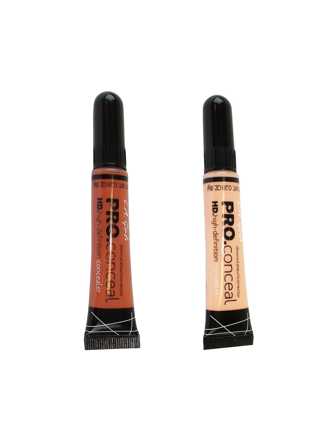 

L.A. Girl Set of 2 Pro HD Concealer-Natural & Orange Corrector