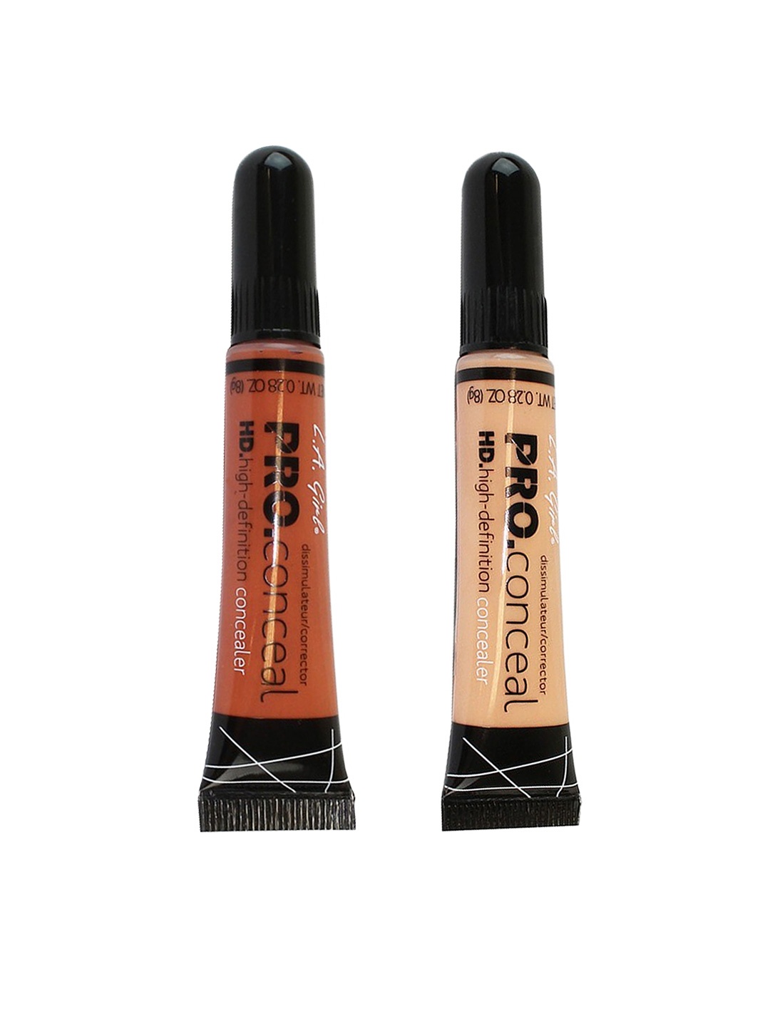 

L.A. Girl Set of 2 Pro HD Concealer- Orange Corrector & Creamy Beige