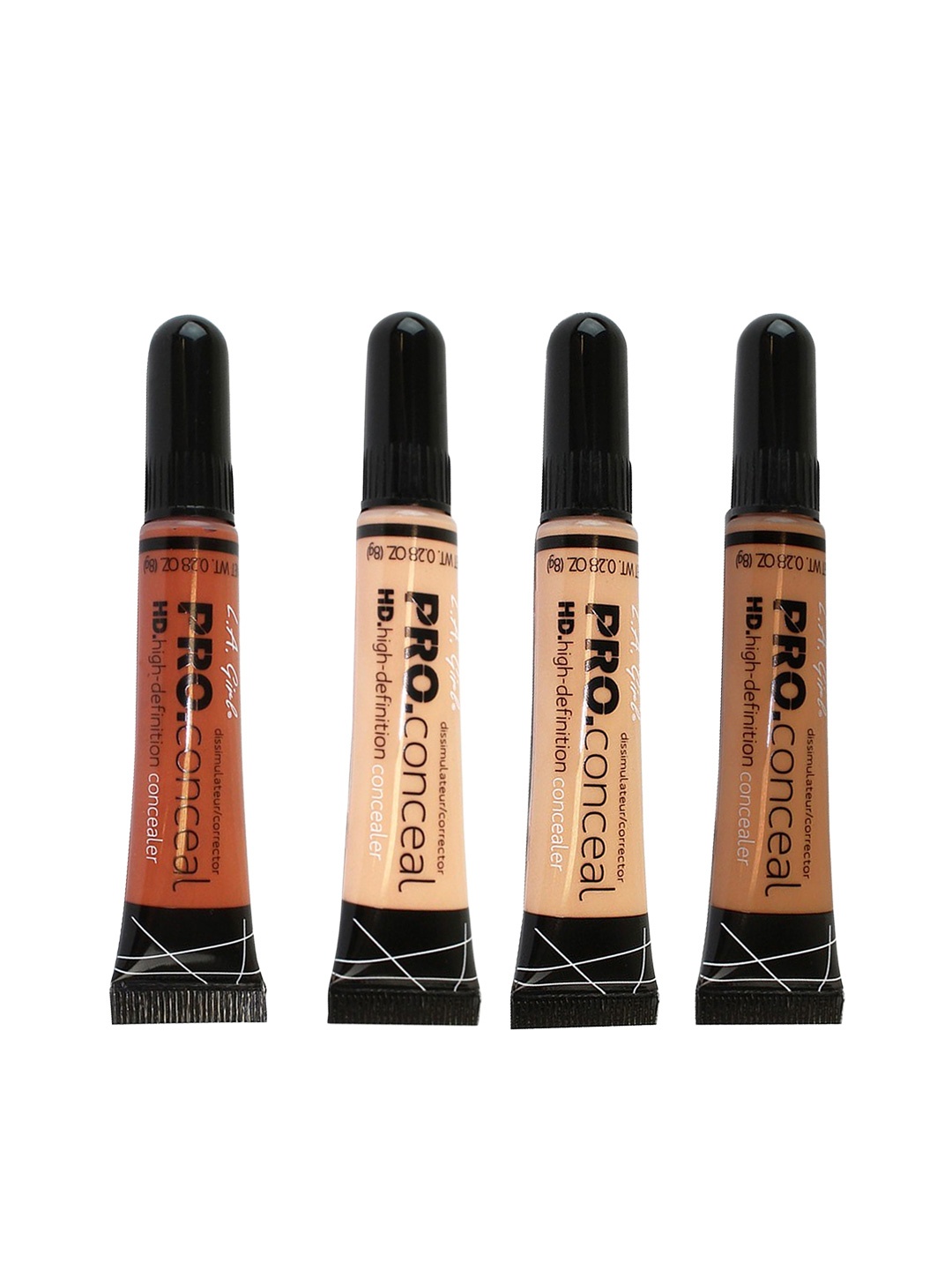 

L.A Girl Women Set of 4 PRO Conceal High Definition Concealer, Orange