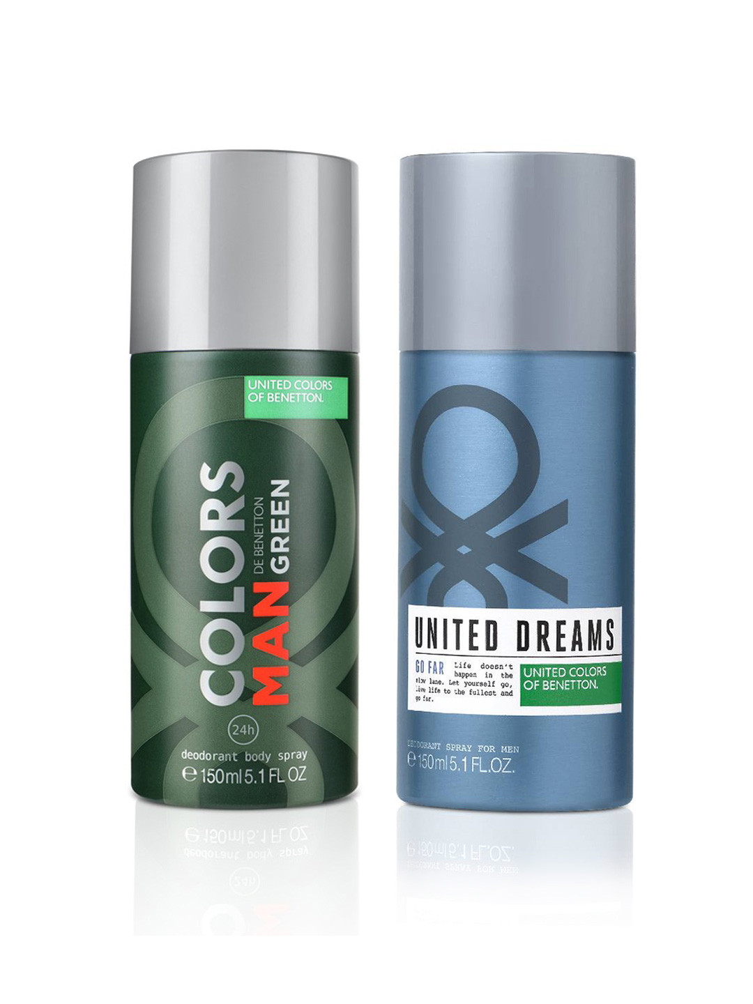 

United Colors of Benetton Men Set of United Dreams Go Far & De Green Deodorants