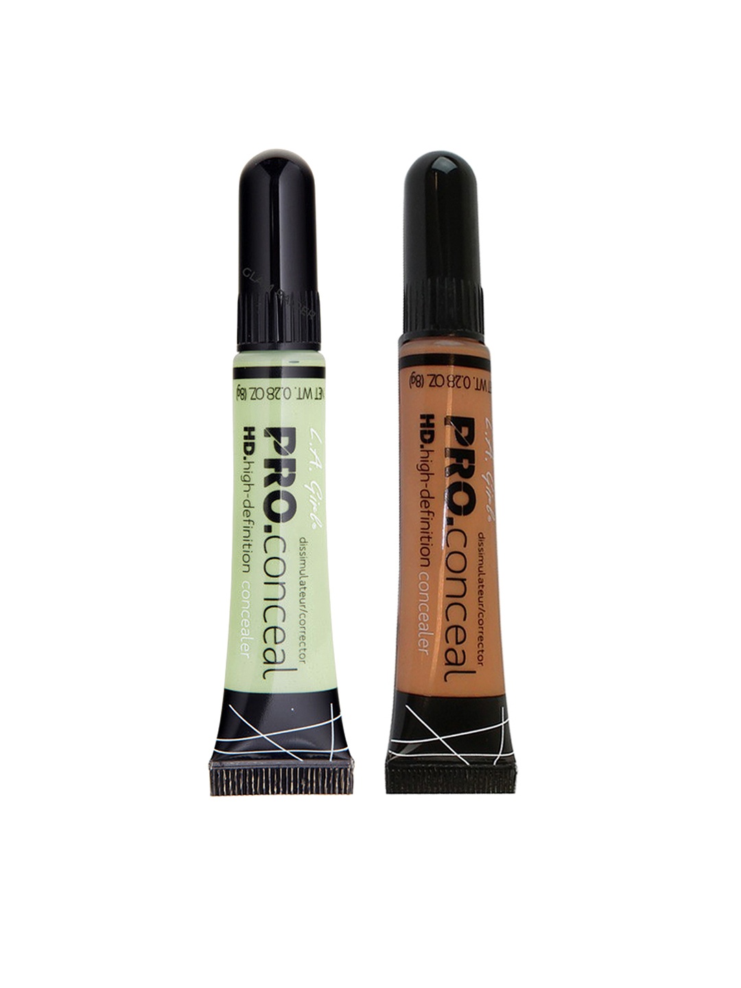 

L.A. Girl Set of 2 Pro HD Concealer-Beautiful Bronze & Green Corrector