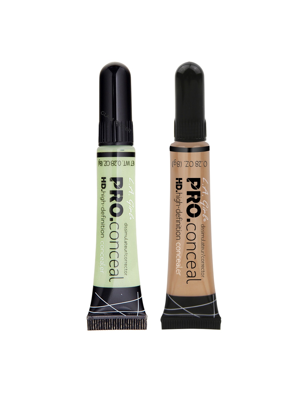 

L.A. Girl Set of 2 Pro HD Concealer-Pure Beige & Green Corrector