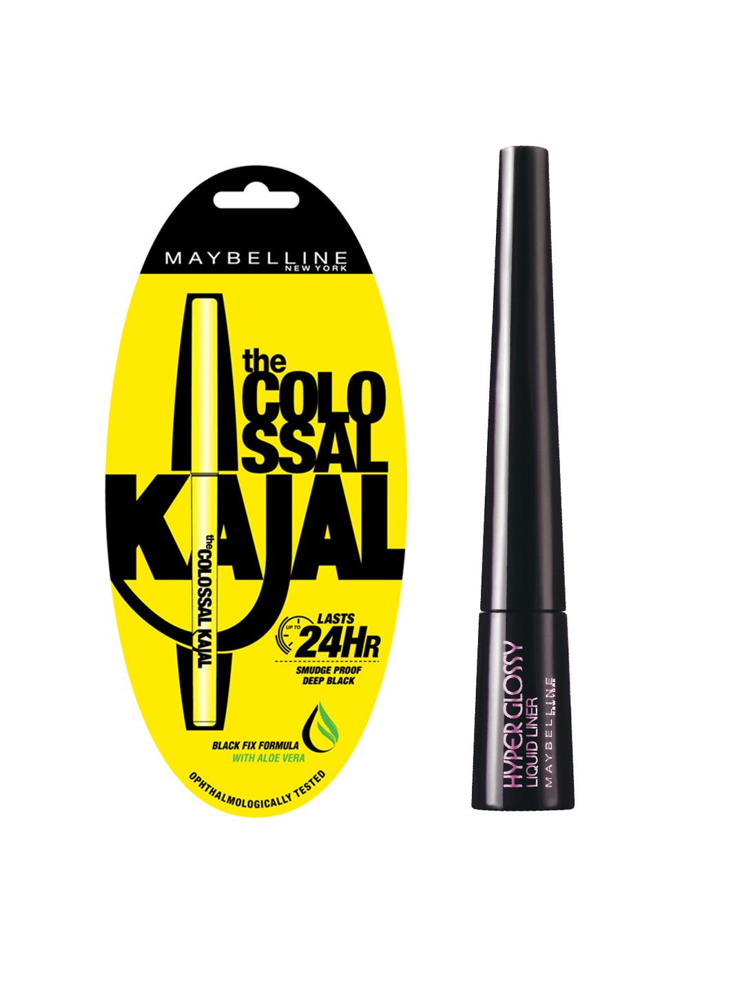 

Maybelline Set of Colossal Kajal & Liquid Eyeliner, Black