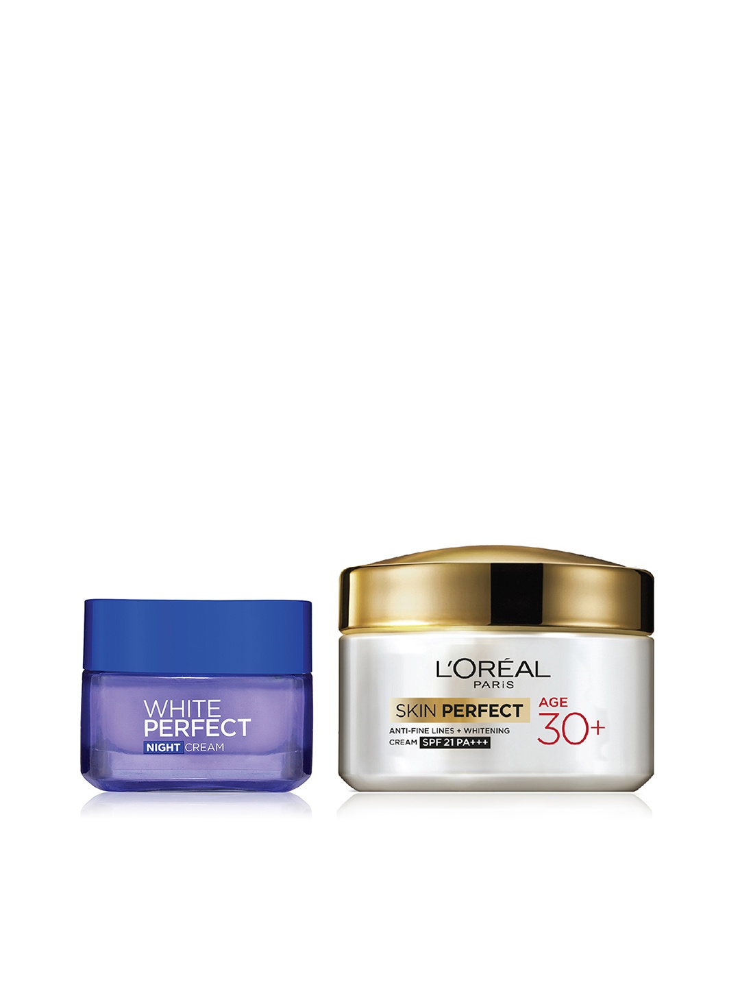 

L'Oreal Set of White Perfect Night Cream & Skin Perfect Age 30+ Whitening Cream