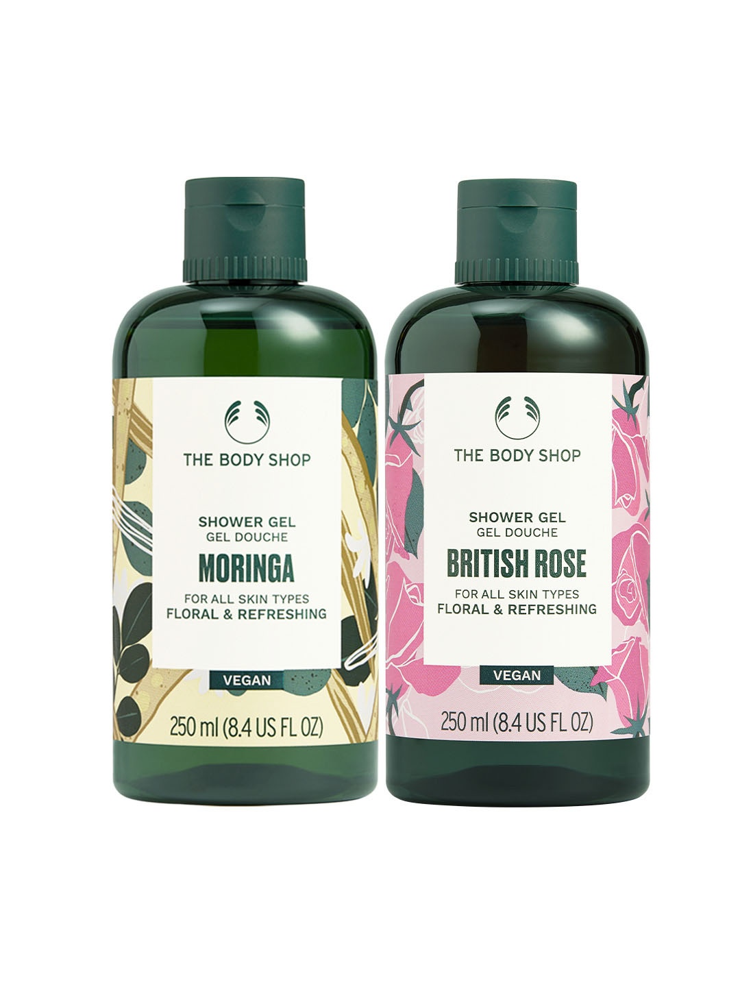 

THE BODY SHOP Unisex Set Of 2 Shower Gels, Yellow