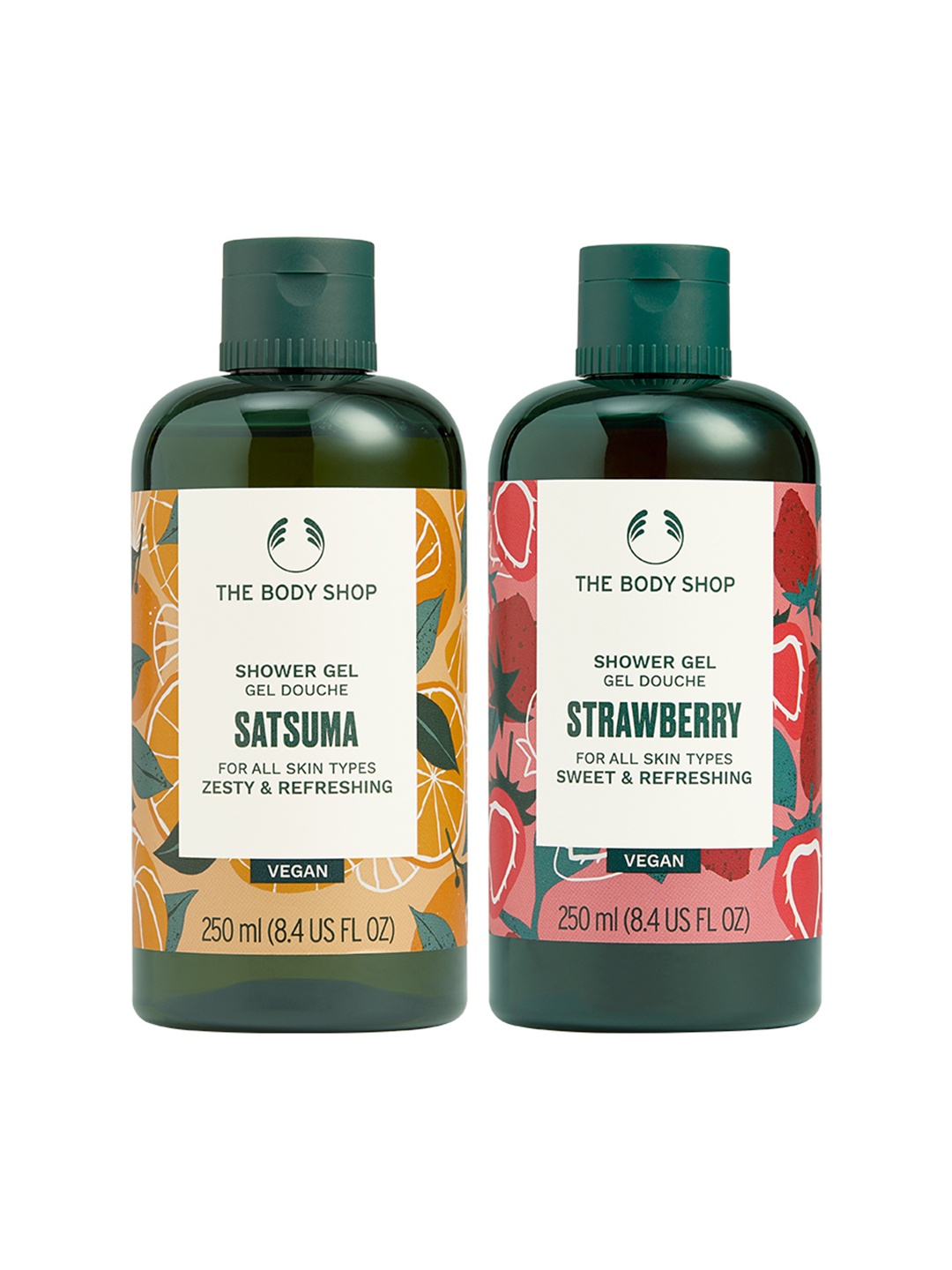

THE BODY SHOP Unisex Set Of Shower Gels, Orange