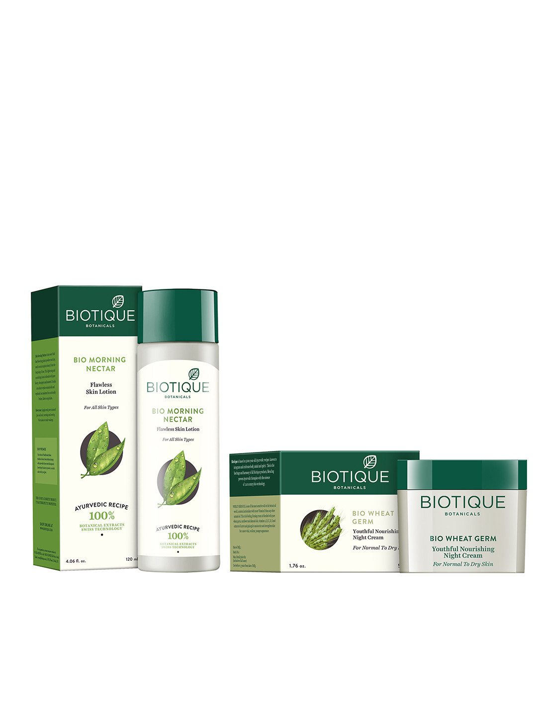 

Biotique Set Of Cream & Lotion, White