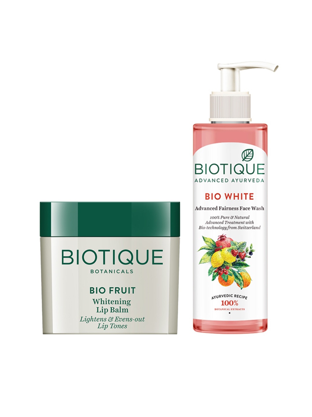 

Biotique Set Of Face Wash & Lip Balm, Pink