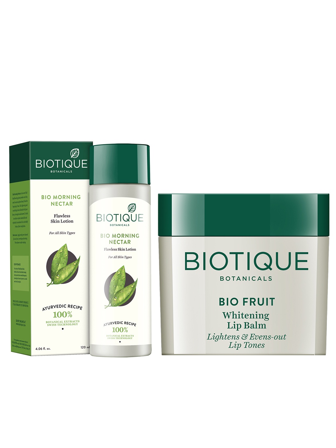 

Biotique Set Of Lotion & Lip Balm, White