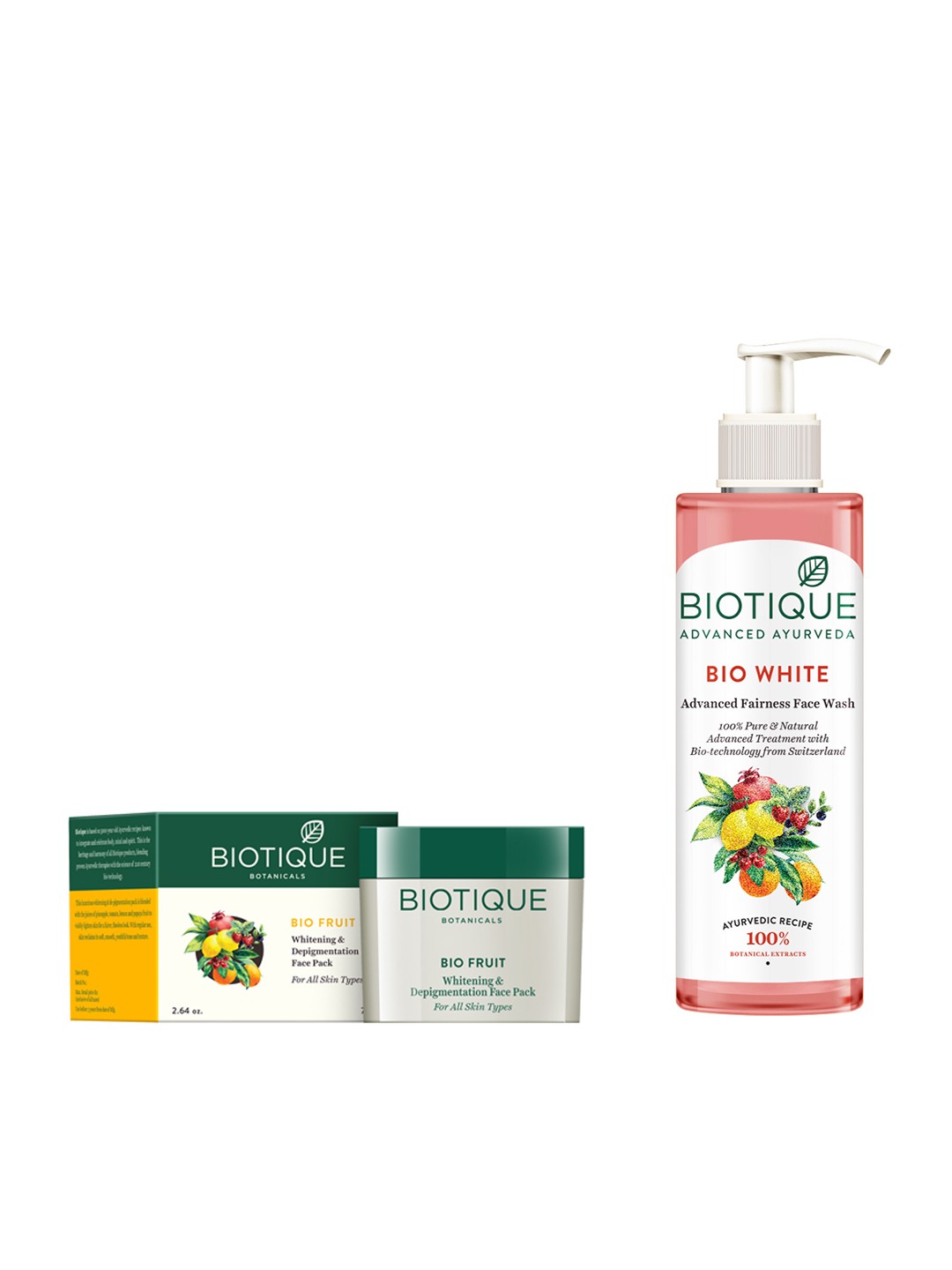 

Biotique Set Of Face Pack & Face Wash, Pink