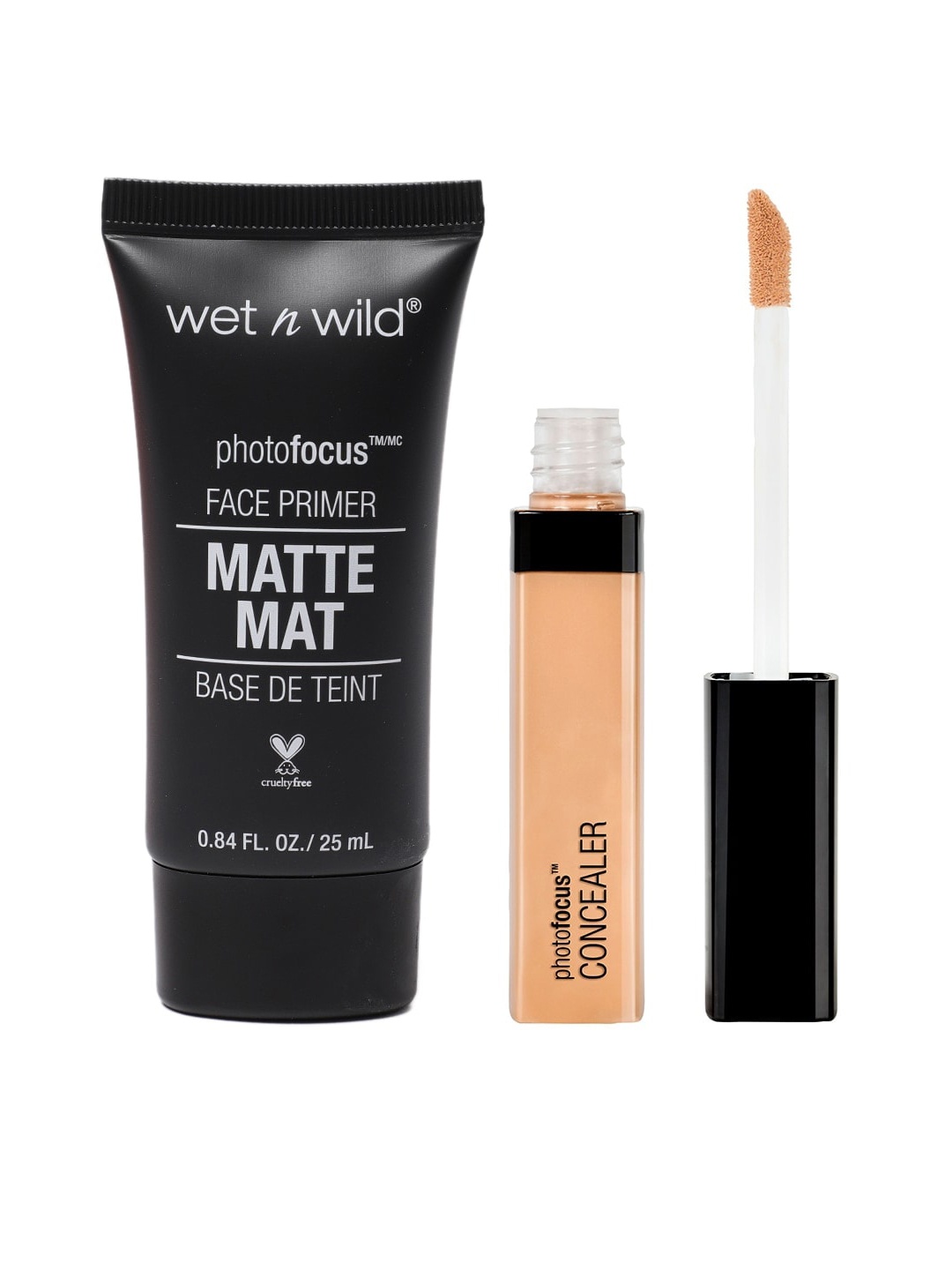 

Wet n Wild Set of Photo Focus Concealer & Photo Focus Matte Face Primer, Black