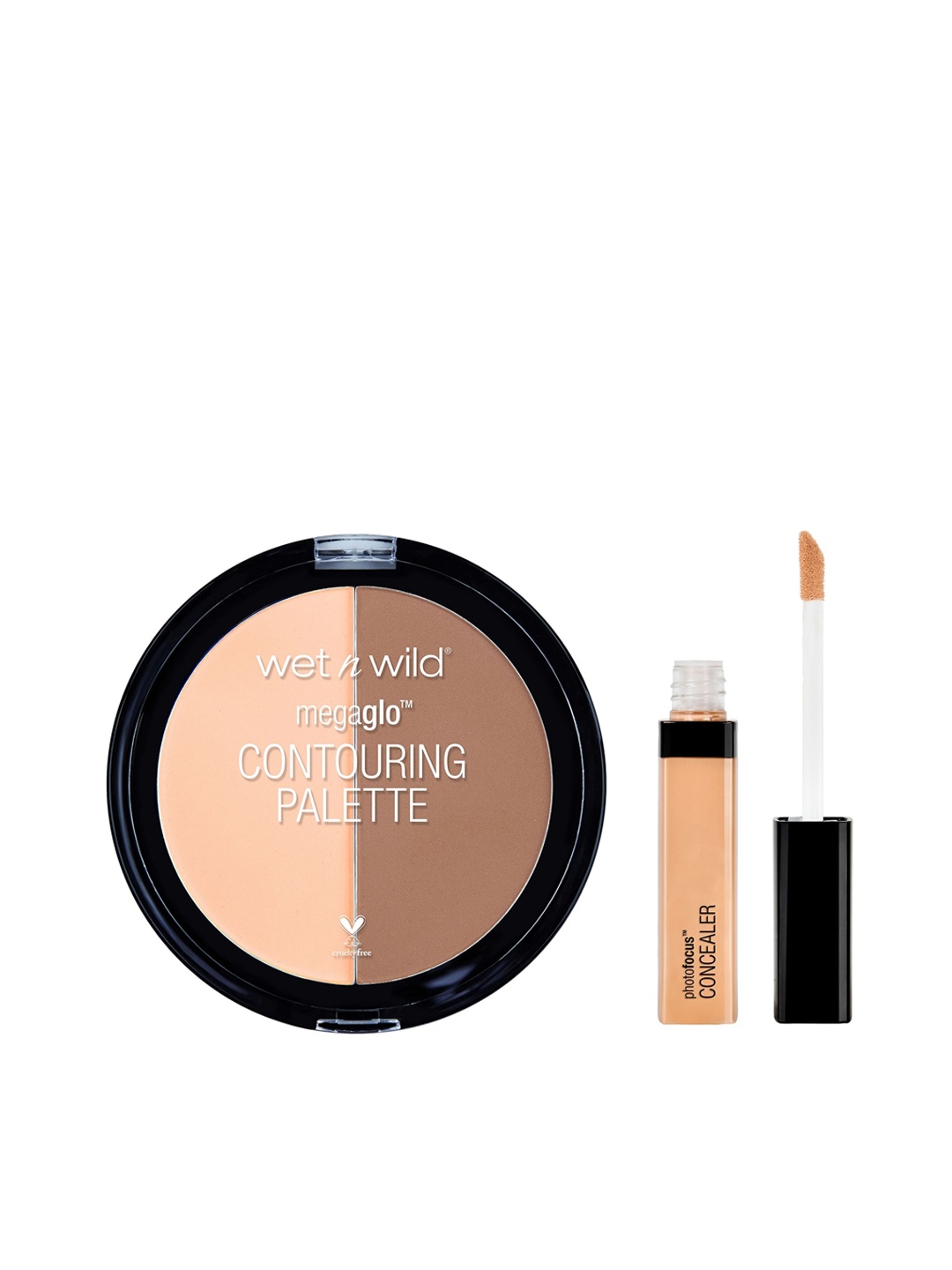 

Wet n Wild Set of MegaGlo Concealer & Photo Focus Sustainable Concealer, Beige