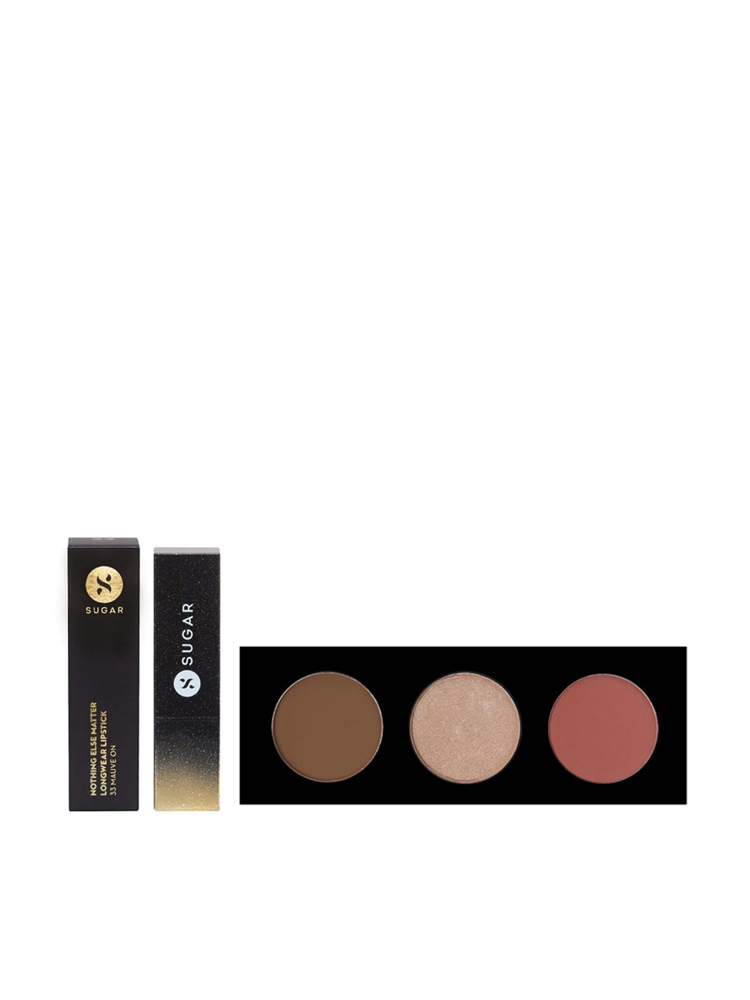 

SUGAR Set of Longwear Lipstick & Face Pallete, Multi