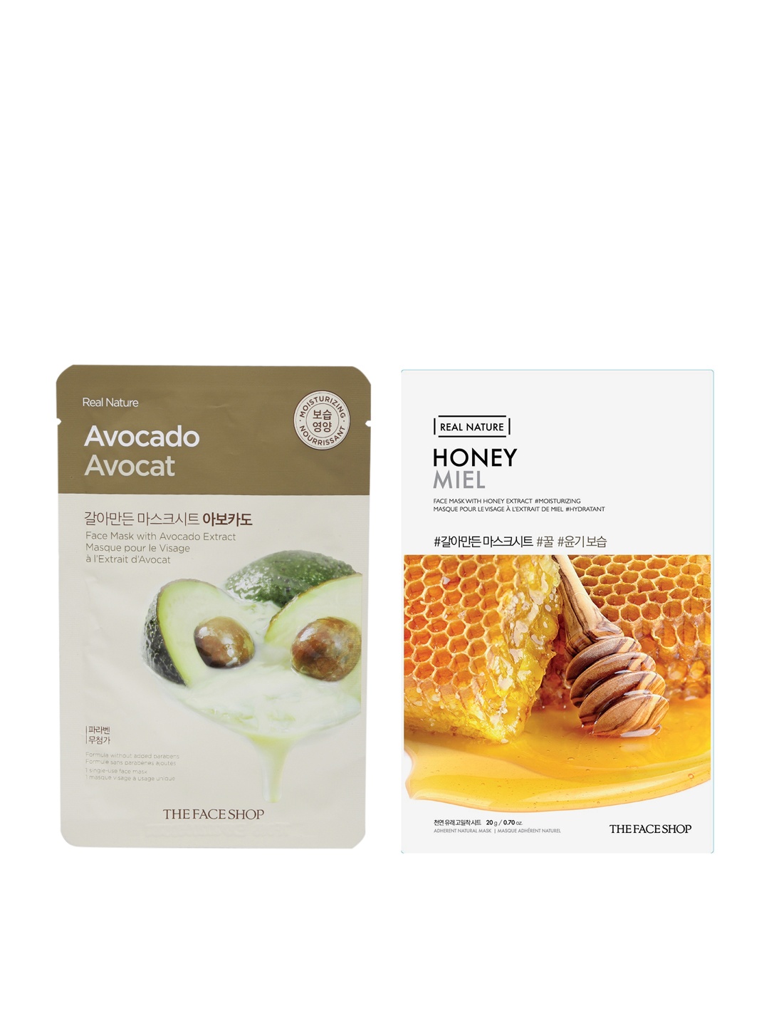 

The Face Shop Set of 2 Face Masks, White