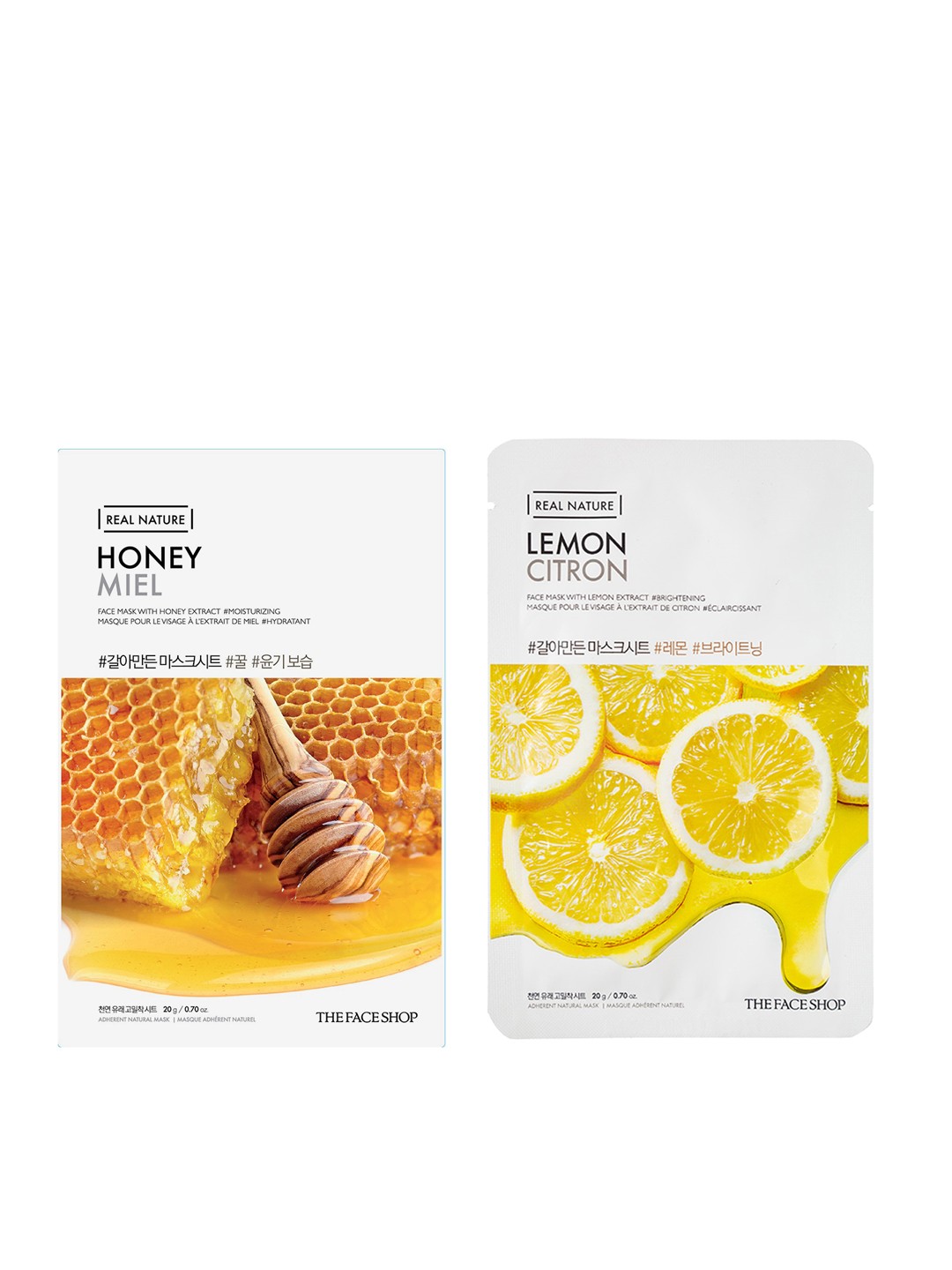 

The Face Shop Set of 2 Face Masks, White