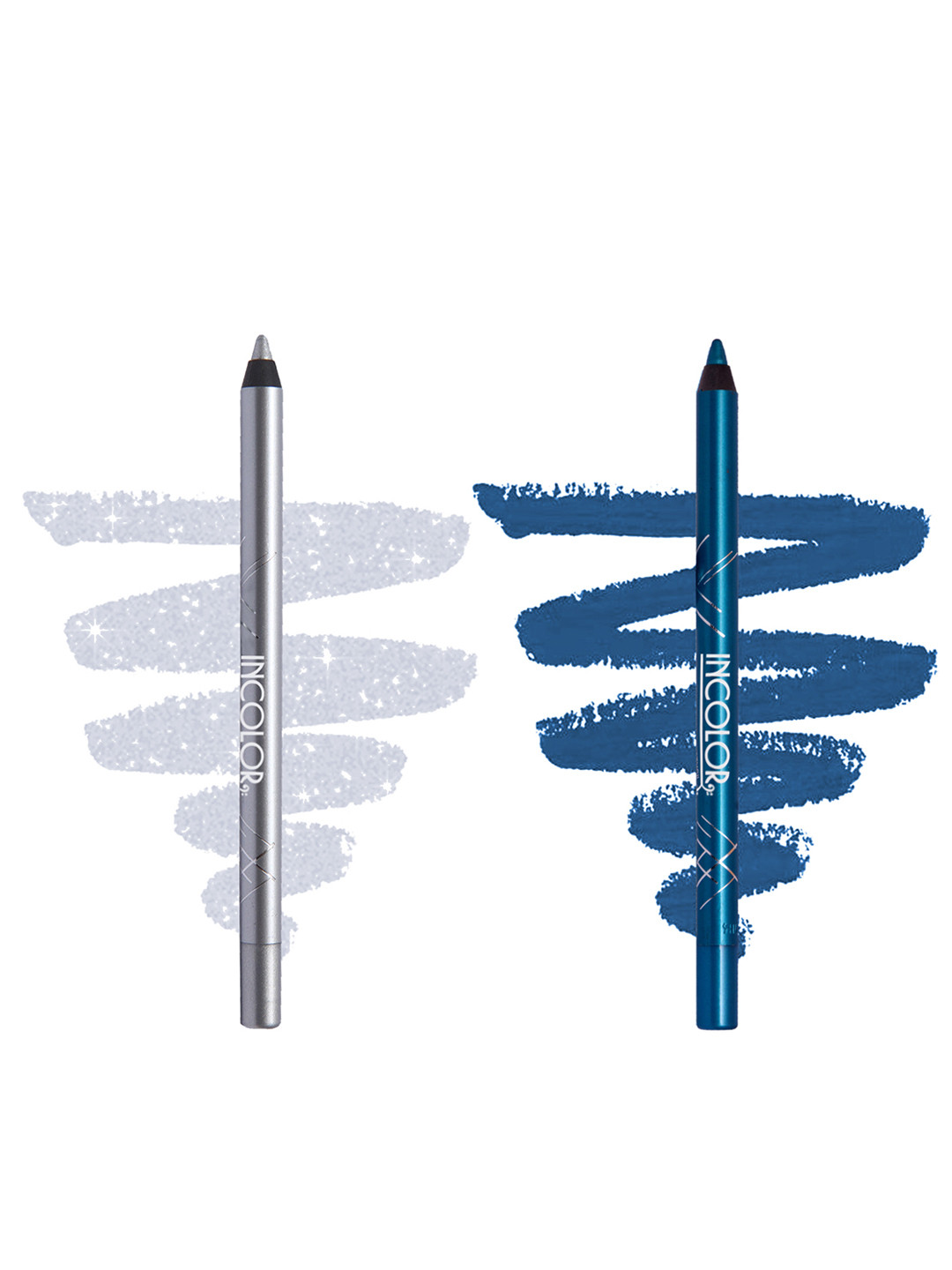 

INCOLOR Set of 2 Silver Glide & Tropical Green Gel Eye Pencils