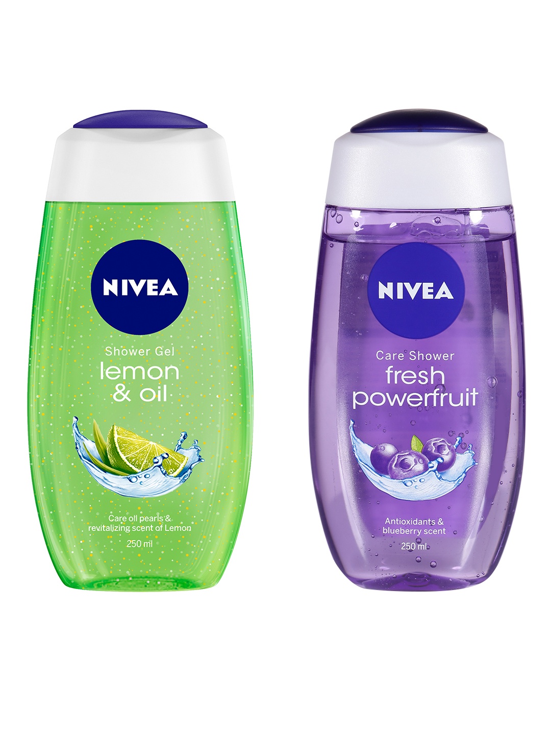 

Nivea Set Of 2 Shower Gels - 250 ml each, Green