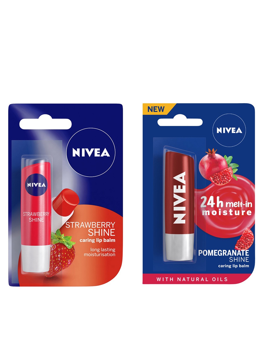 

Nivea Set of 2 Lip Balms, Pink