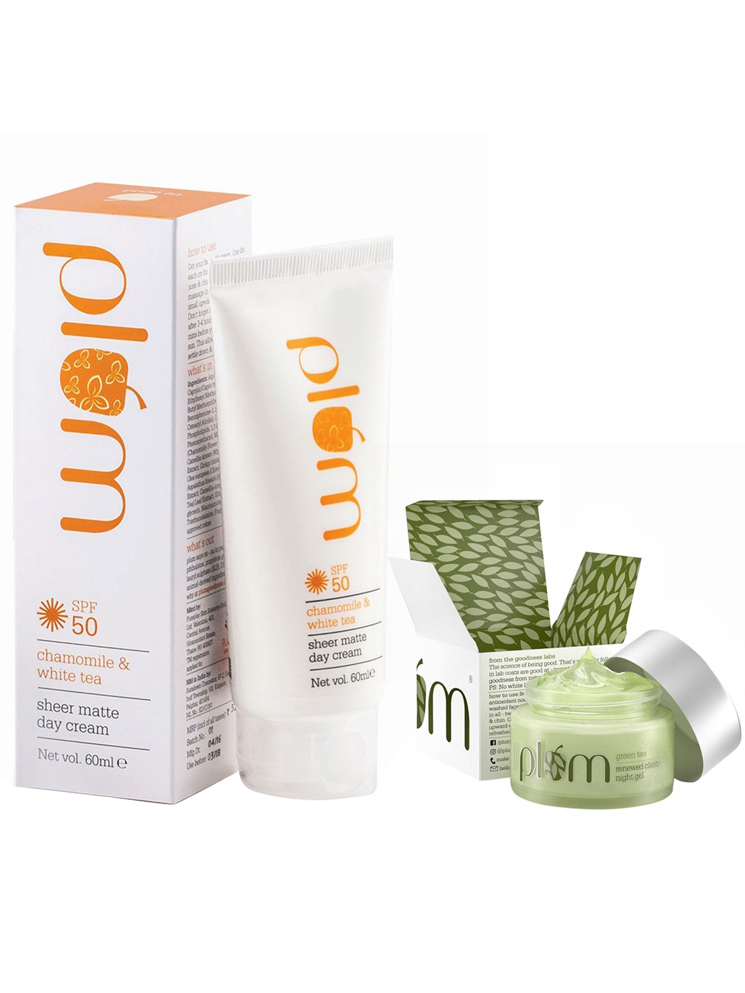 Plum Set of Sunscreen & Face Moisturisers, Green