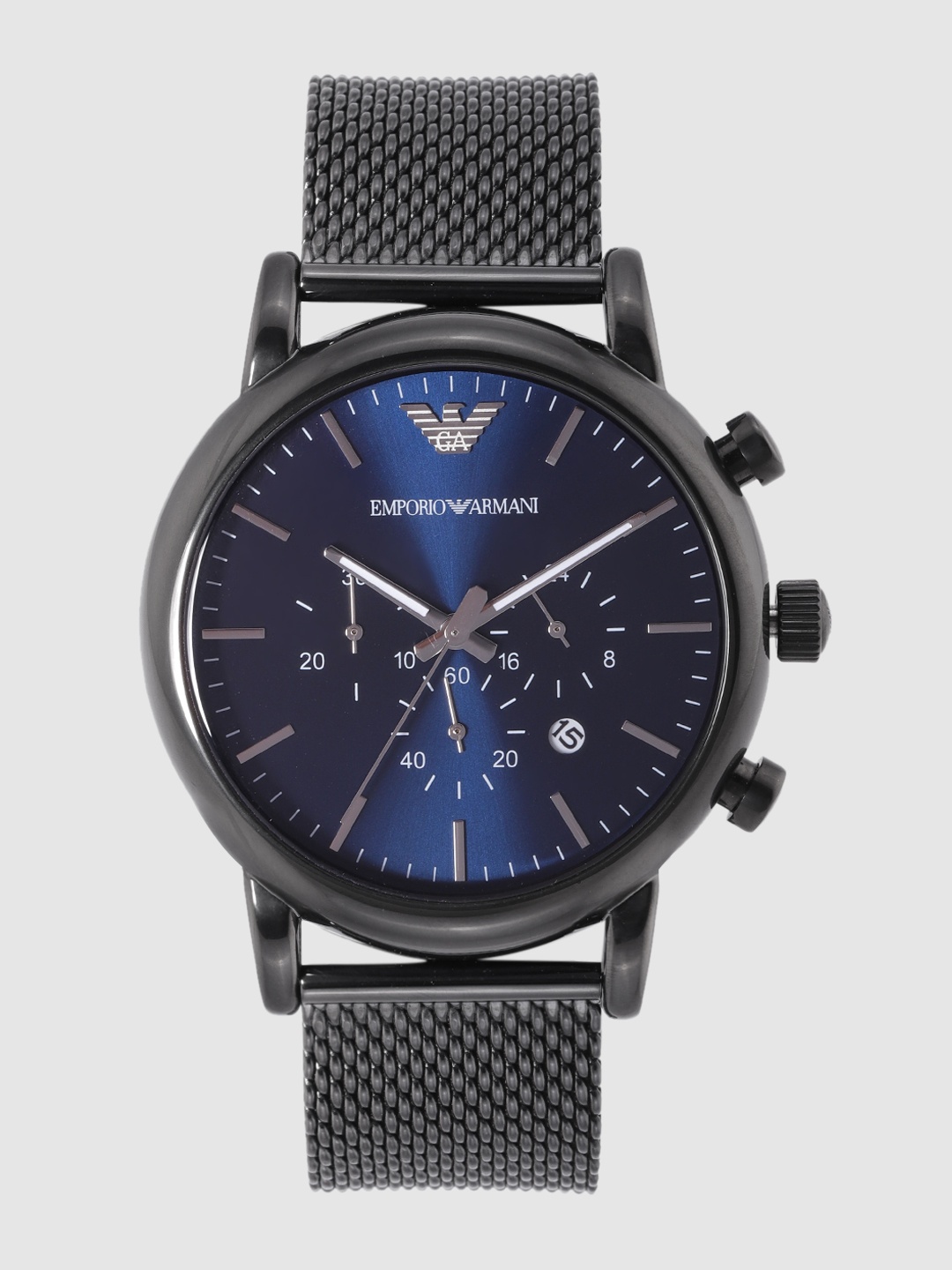 

Emporio Armani Men Navy Blue Luigi Chronograph Analogue Watch AR1979