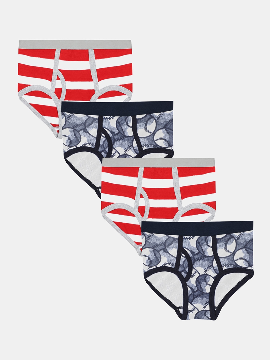 MTB Boys Pack of 4 Assorted Basic Briefs P3-11-12