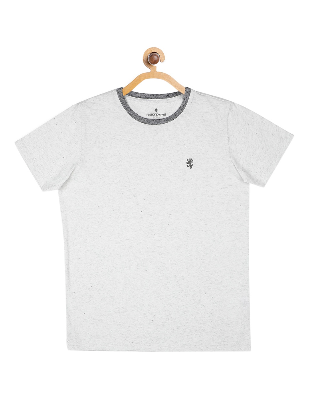 

Red Tape Boys White Solid Round Neck T-shirt