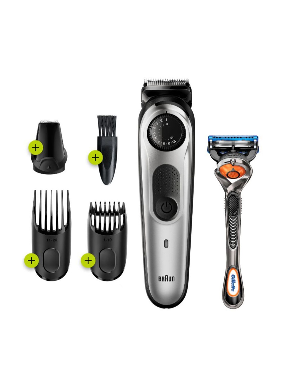 

Braun Men Black 39 Length Settings BT5260 Beard Trimmer & Hair Clipper