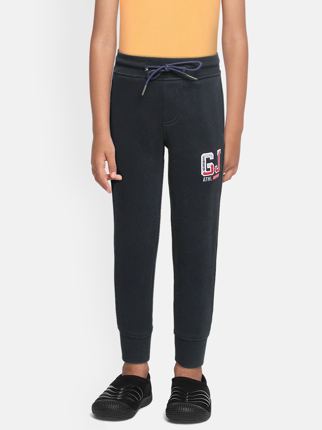 

Gini and Jony Boys Charcoal Grey Solid Joggers