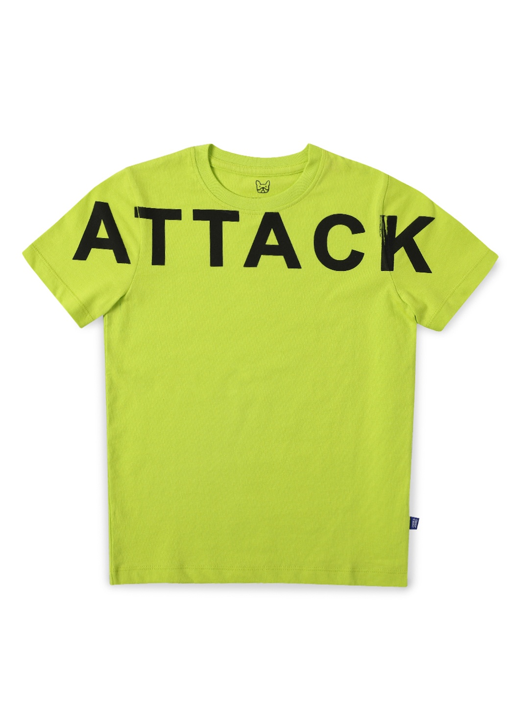 

Jack & Jones Boys Yellow Typography Printed Slim Fit T-shirt