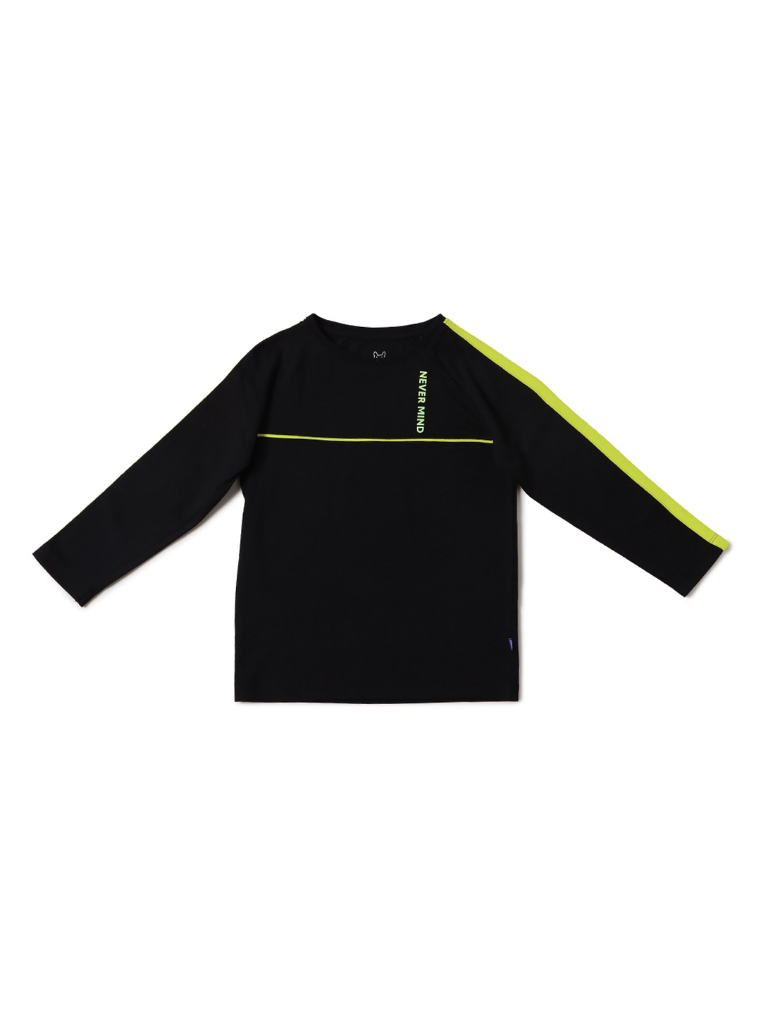 

Jack Jones Boys Black Slim Fit Cotton Pure Cotton T-shirt