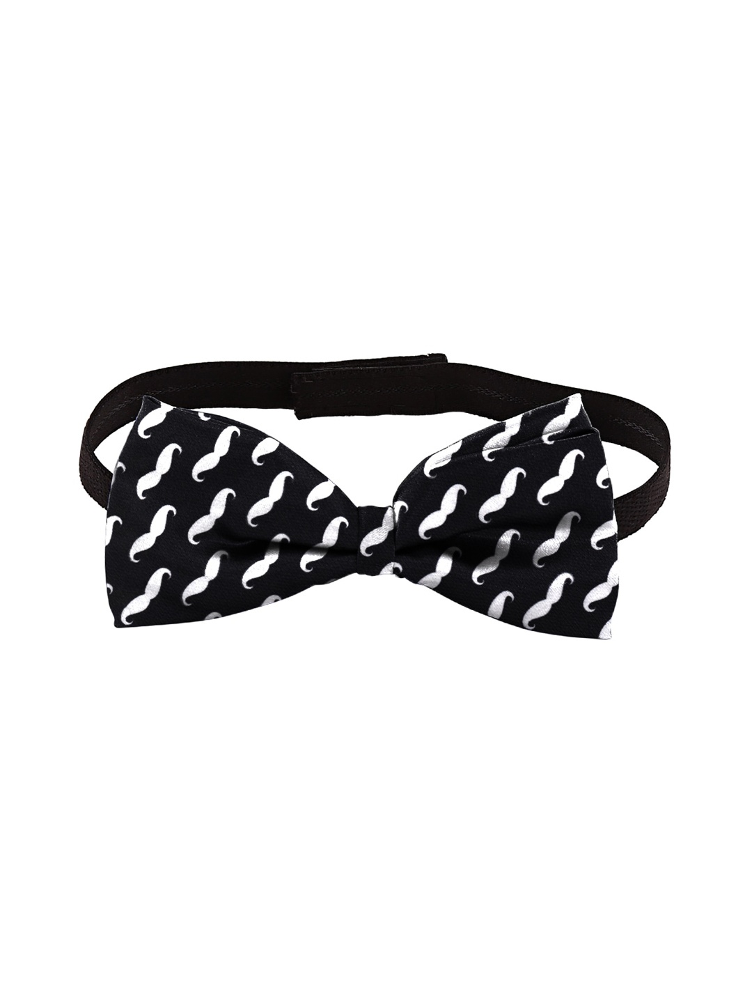 

Blacksmith Black & White Printed Bow Tie