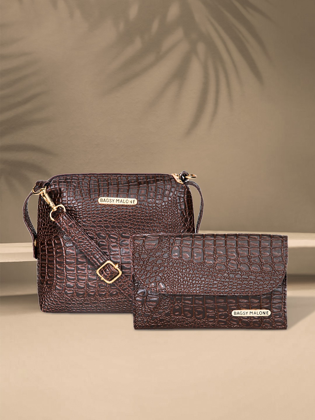 

Bagsy Malone Brown Pack of 2 Textured Bag