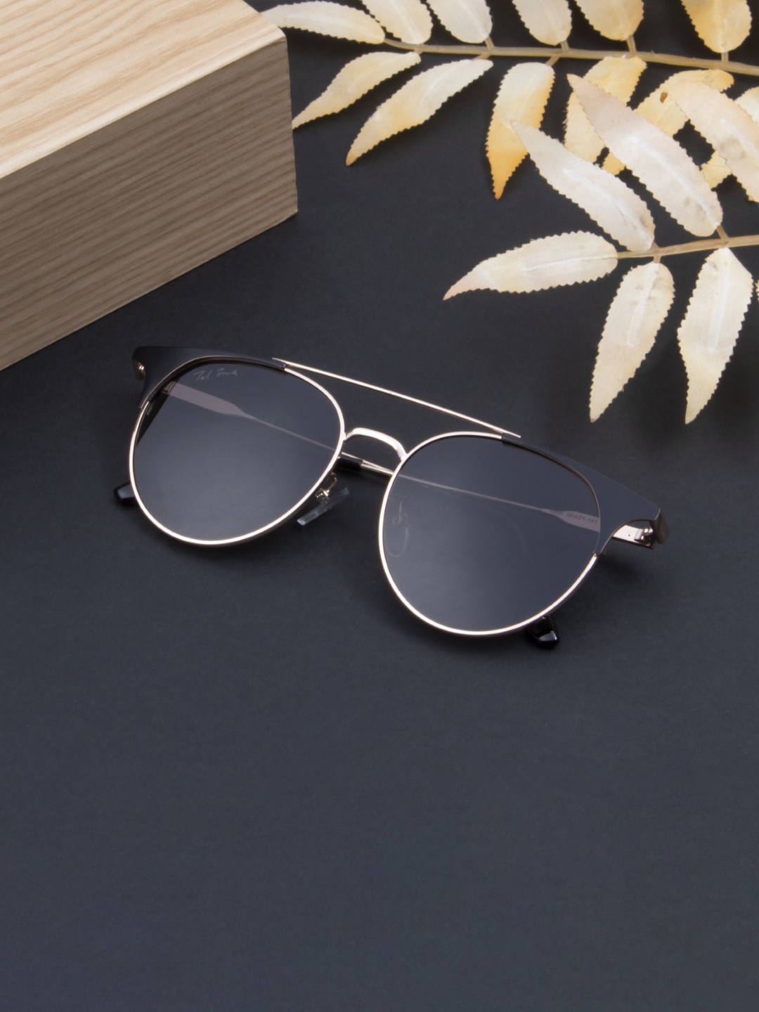 

Ted Smith Unisex Aviator Sunglasses TS-N1255S, Grey