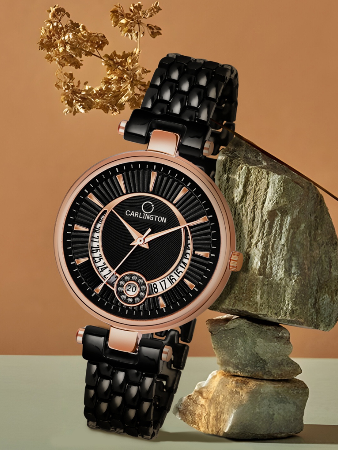 

CARLINGTON Women Black Analogue Watch Carlington Bella L504 Black