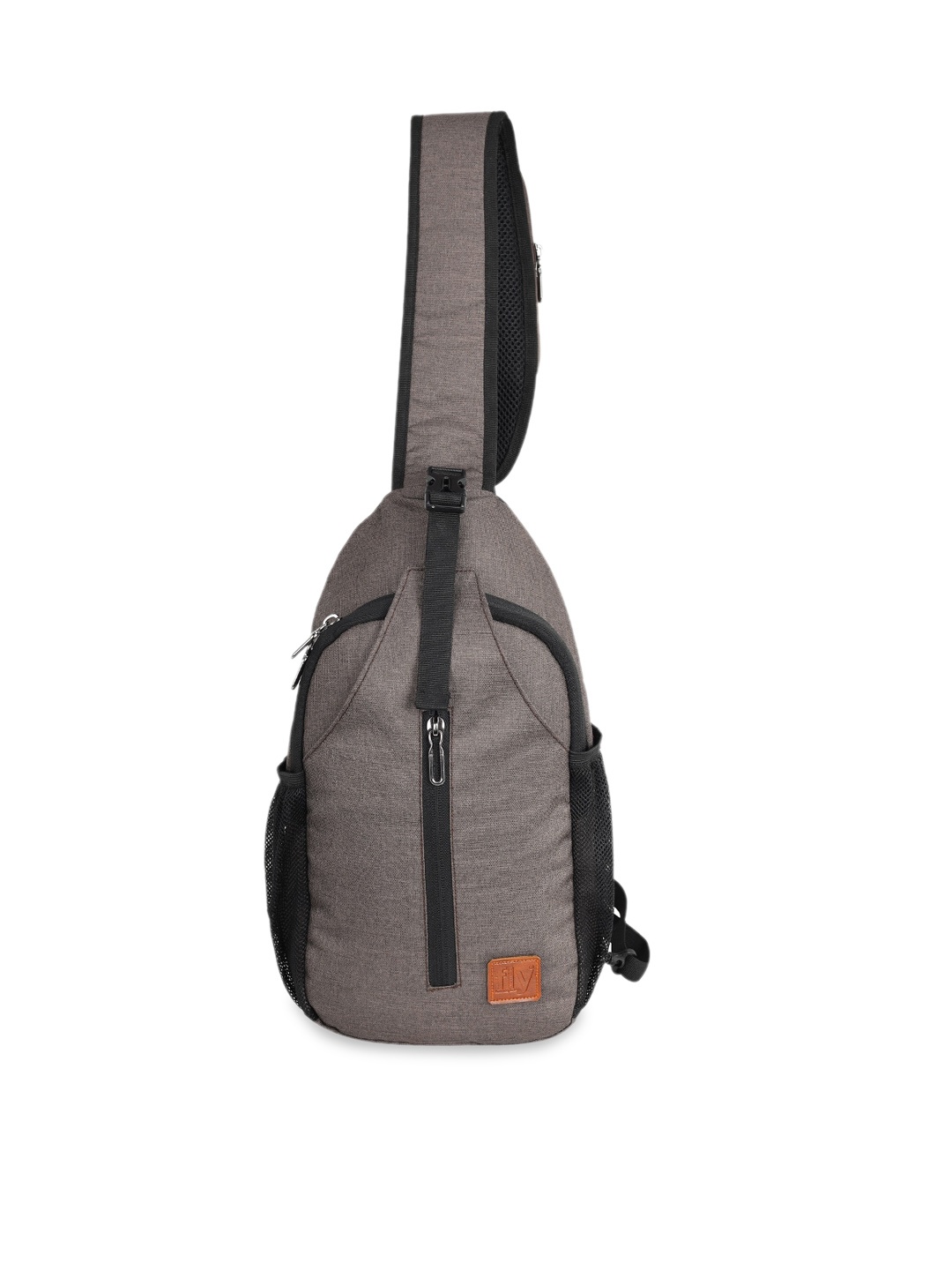 

Fly Fashion Unisex Grey & Black Solid Backpack